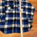 50s true vintage Chill Chaser by Blue Top blue flannel shirt medium/large USA