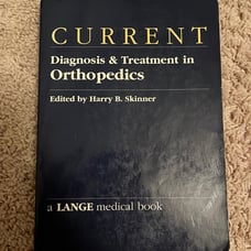 CURRENT diagnosis and treatment in Orthopedics