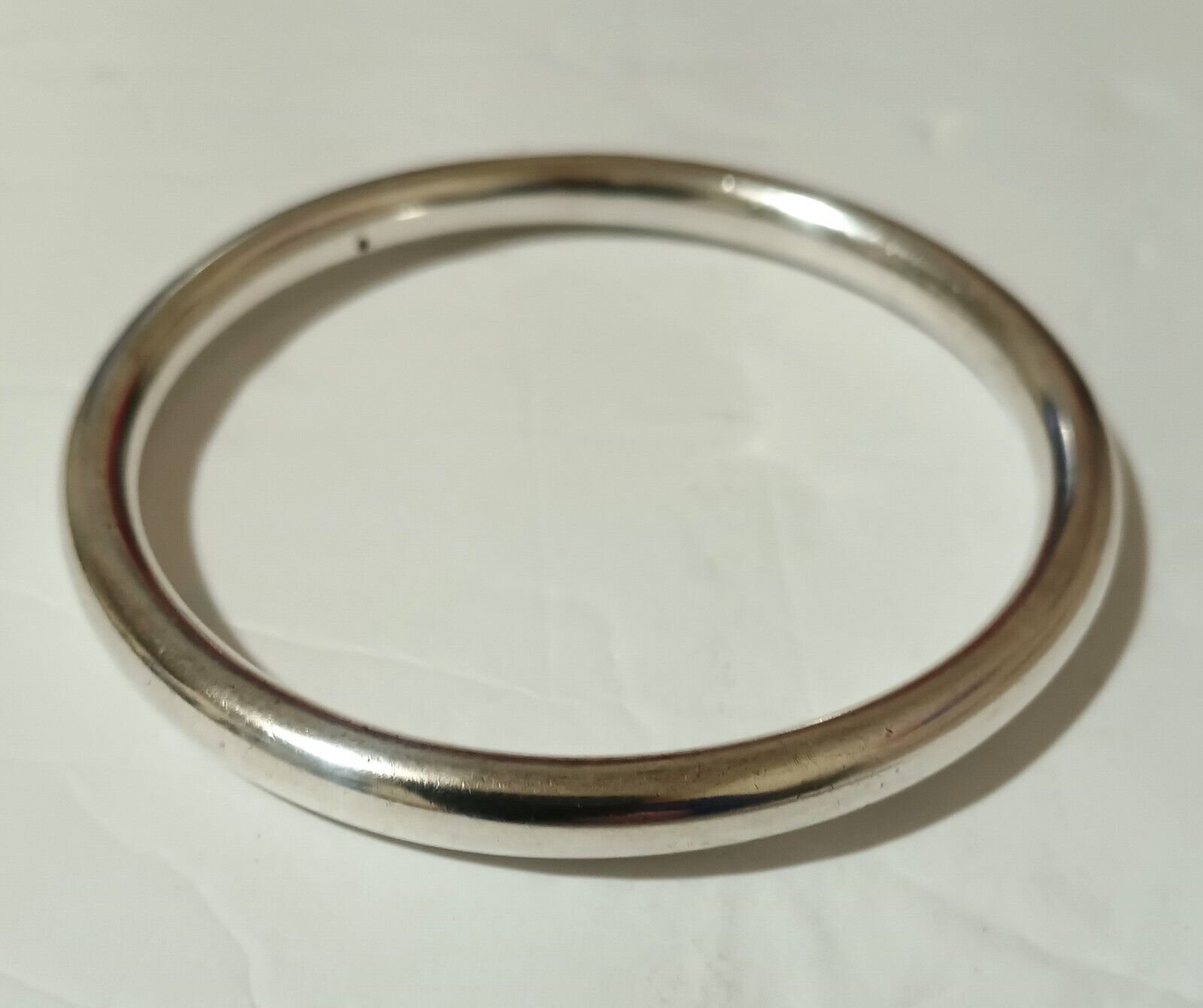 Vintage Joachim S Paliu Modernist Sterling Silver Bangle Bracelet