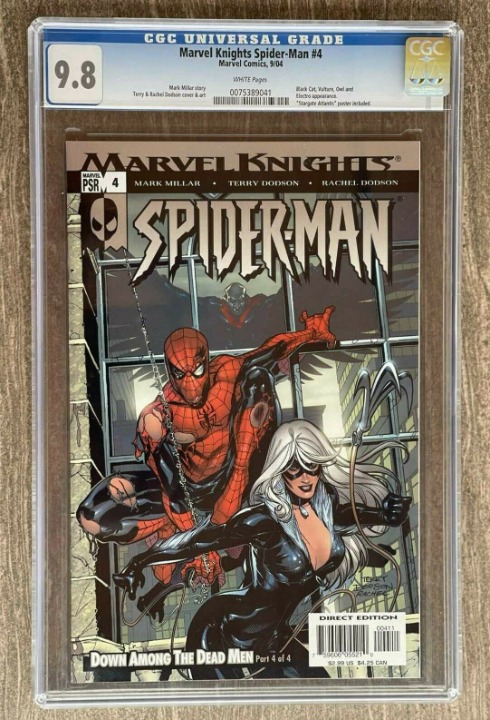 MARVEL KNIGHTS SPIDER-MAN #4 MARVEL MODERN AGE COMIC BOOK 2004 GRADED CGC 9.8
