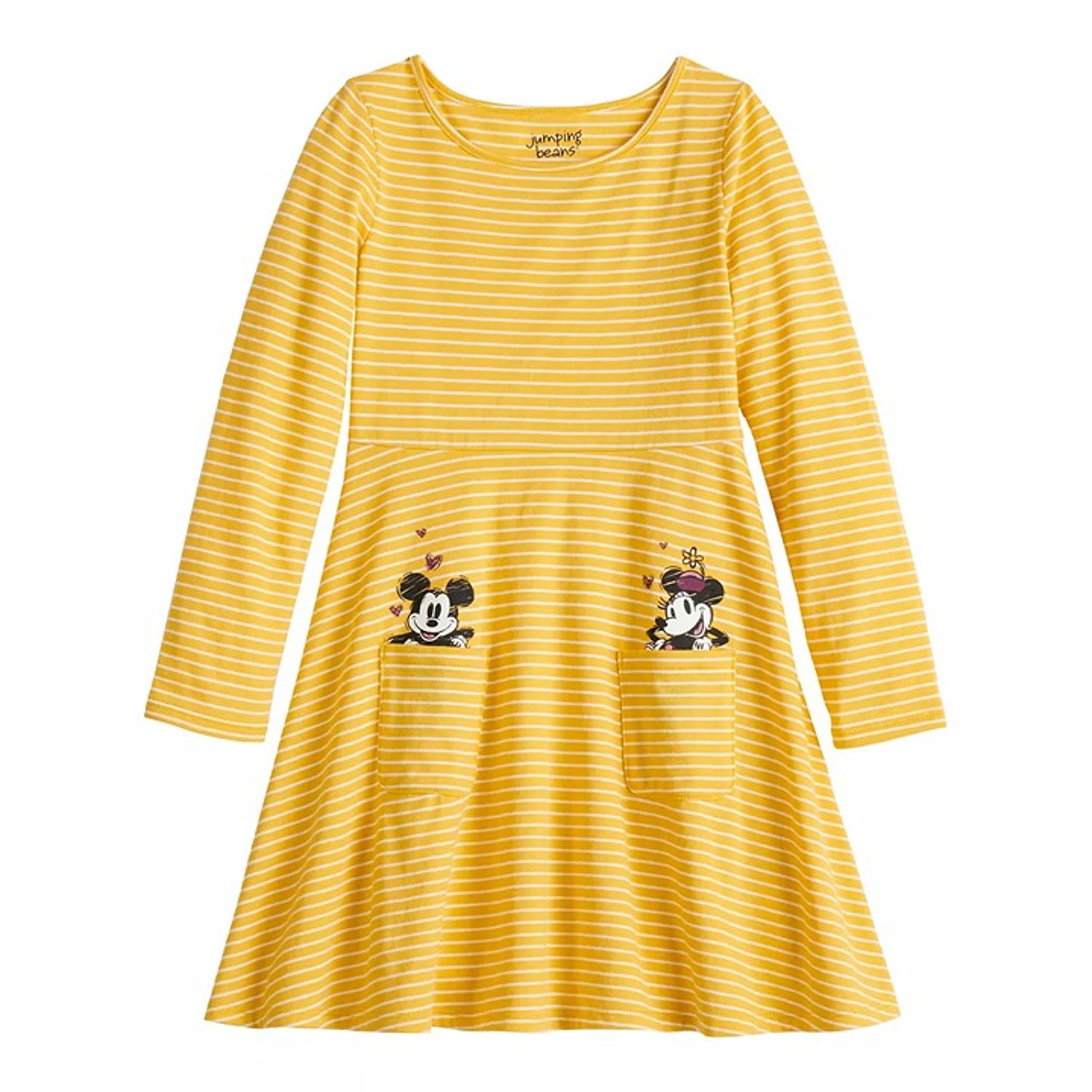 Disney's Mickey Mouse Minnie Mouse Girls Skater Dress by Jumping Beans Size 5