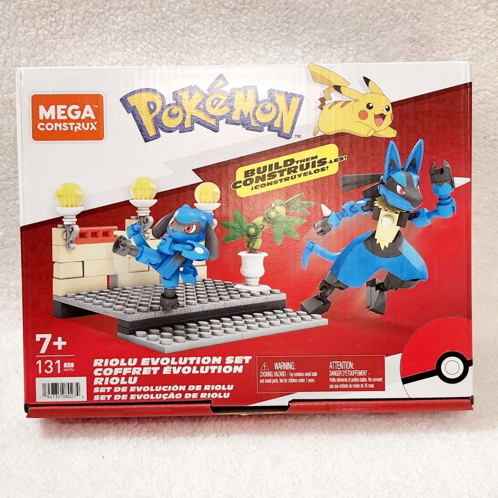 Mega Construx Pokemon Riolu Evolution