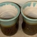 J. Lynch Pottery Tumblers Set Of 4 Minneapolis, MN
