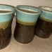 J. Lynch Pottery Tumblers Set Of 4 Minneapolis, MN
