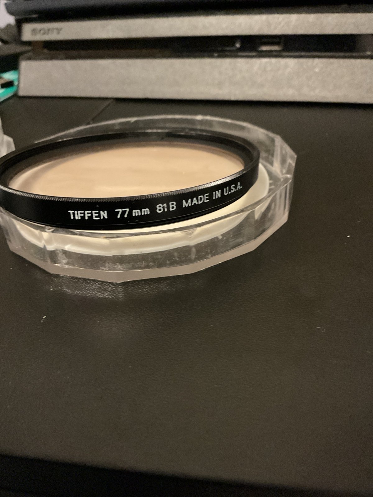 Tiffen 77mm 81B color filter for camera