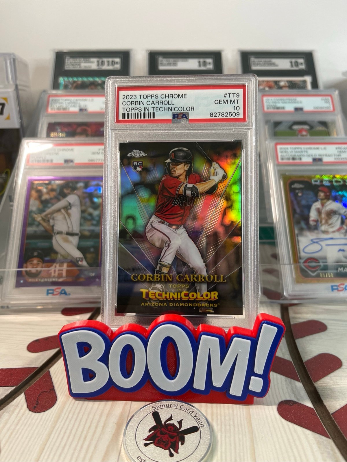 2023 Topps Chrome Topps In Technicolor Corbin Carroll RC PSA 10
