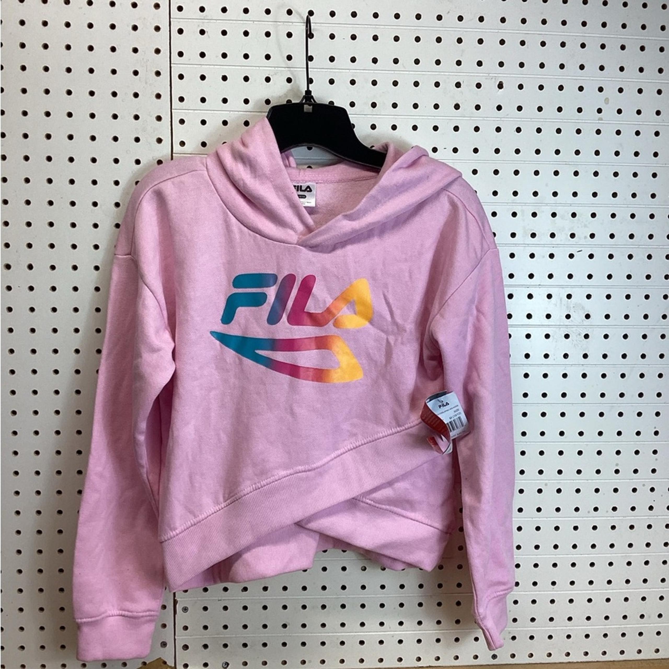 Fila Girls' Active Sweatshirt - Performance Fleece Hoodie Sweatshirt m