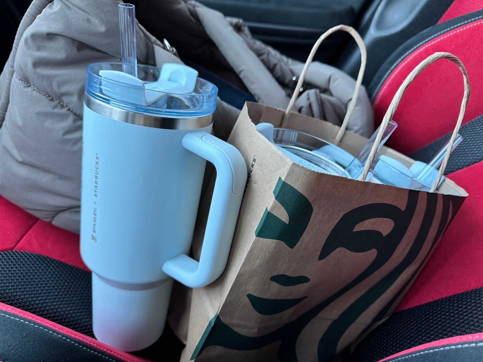Stanley x Starbucks exclusive blue 40oz tumbler