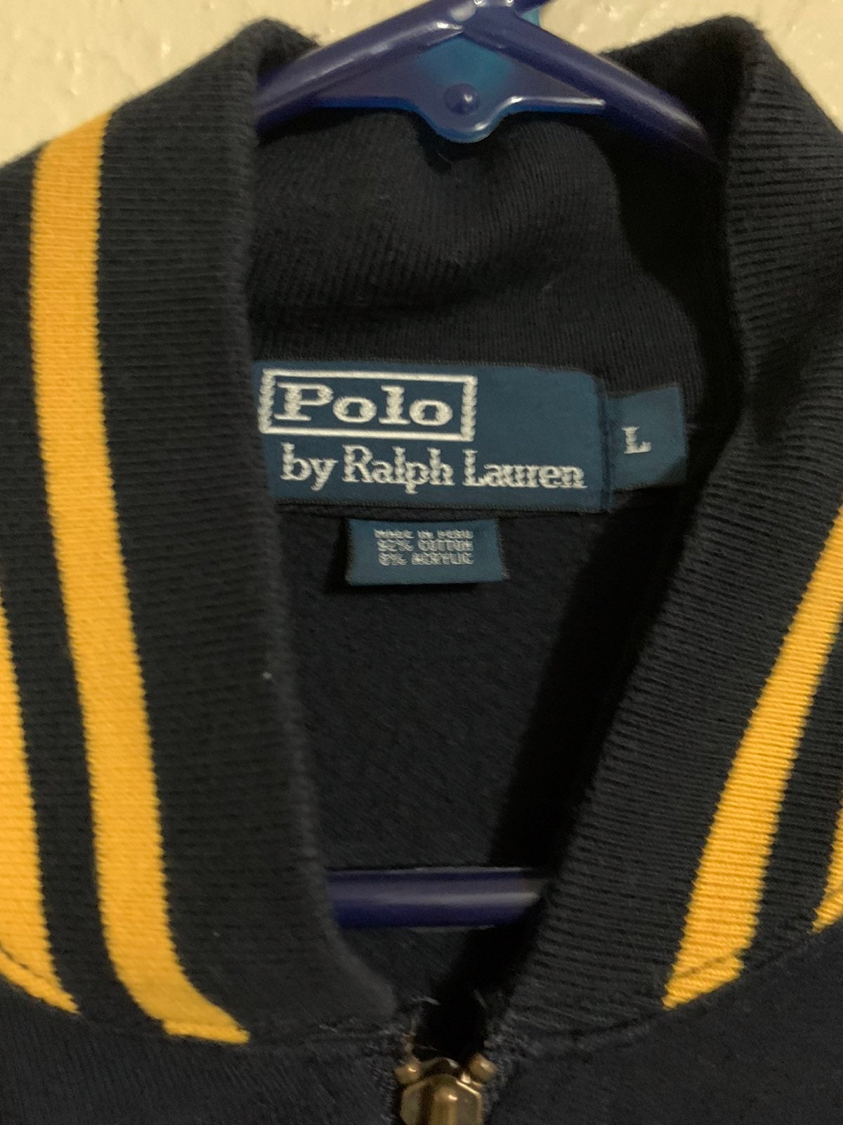 Polo men zip up L