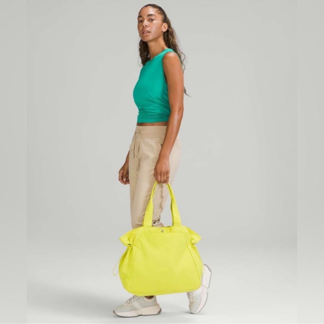 Lululemon Side Cinch Shopper Tote Bag in Sonic Yellow 18L