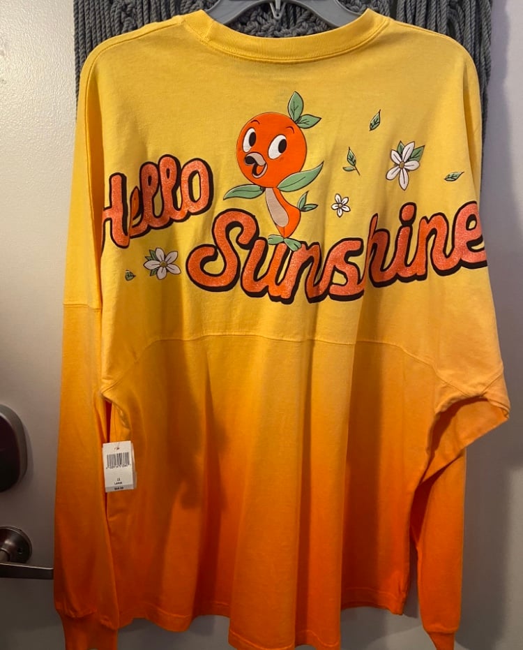Disney Original Orange Bird Spirit Jersey LARGE