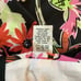 Lilly Pulitzer Black Flower Market Floral Mini Skirt 6
