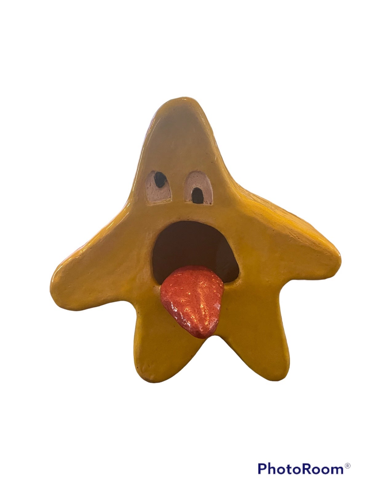 Studio art pottery kitschy star