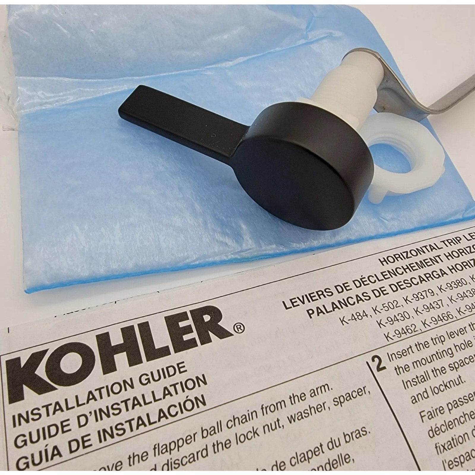 Kohler Reach Right-Handed Trip Lever | Matte Black | K-21710-R-BL