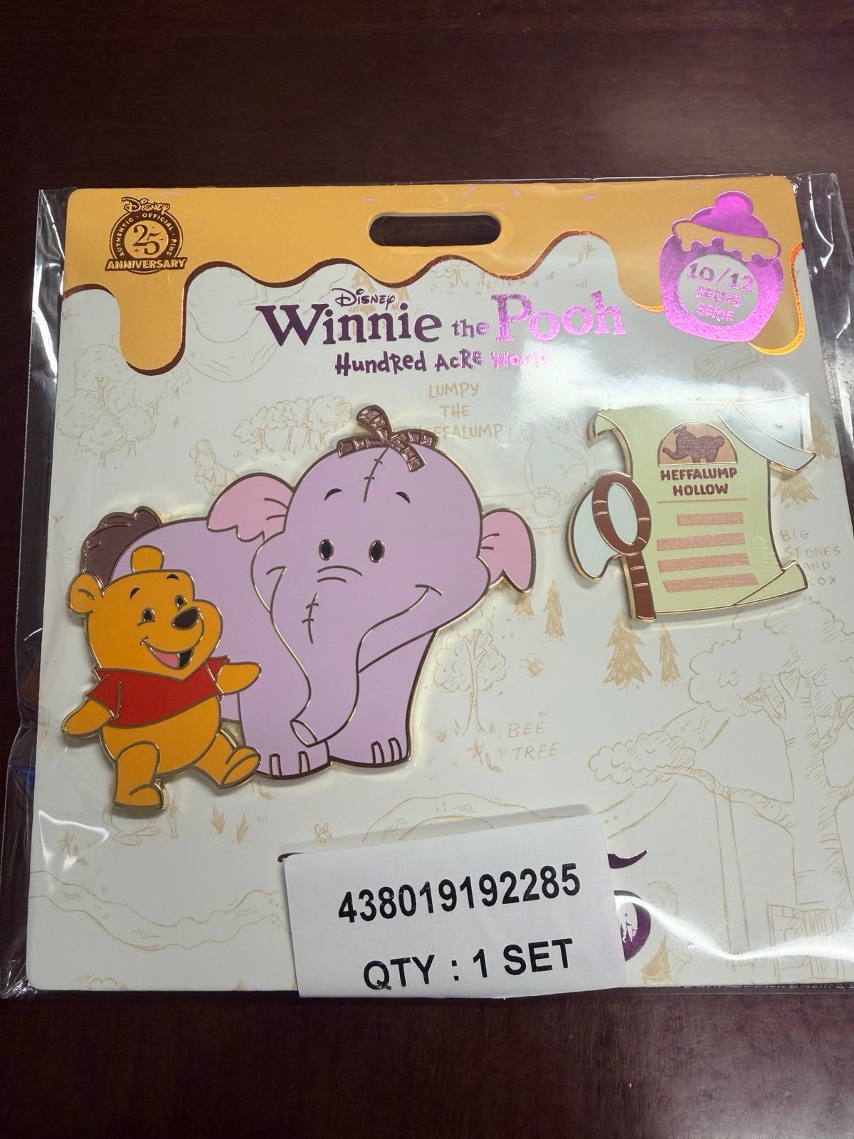 Disney 2025 Winnie The Pooh Heffalump Hundred Acre Wood Pin Series October 10/12