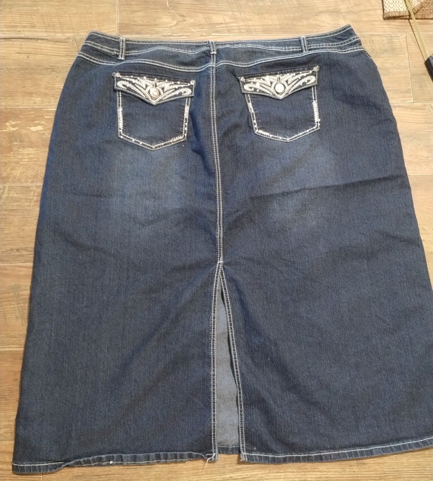 Cato plus size denim skirt