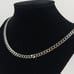 20 Womens Cuban Chain Necklace Miami Style Ladies Chains Link 18K White Gold 18