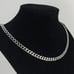 20 Womens Cuban Chain Necklace Miami Style Ladies Chains Link 18K White Gold 18