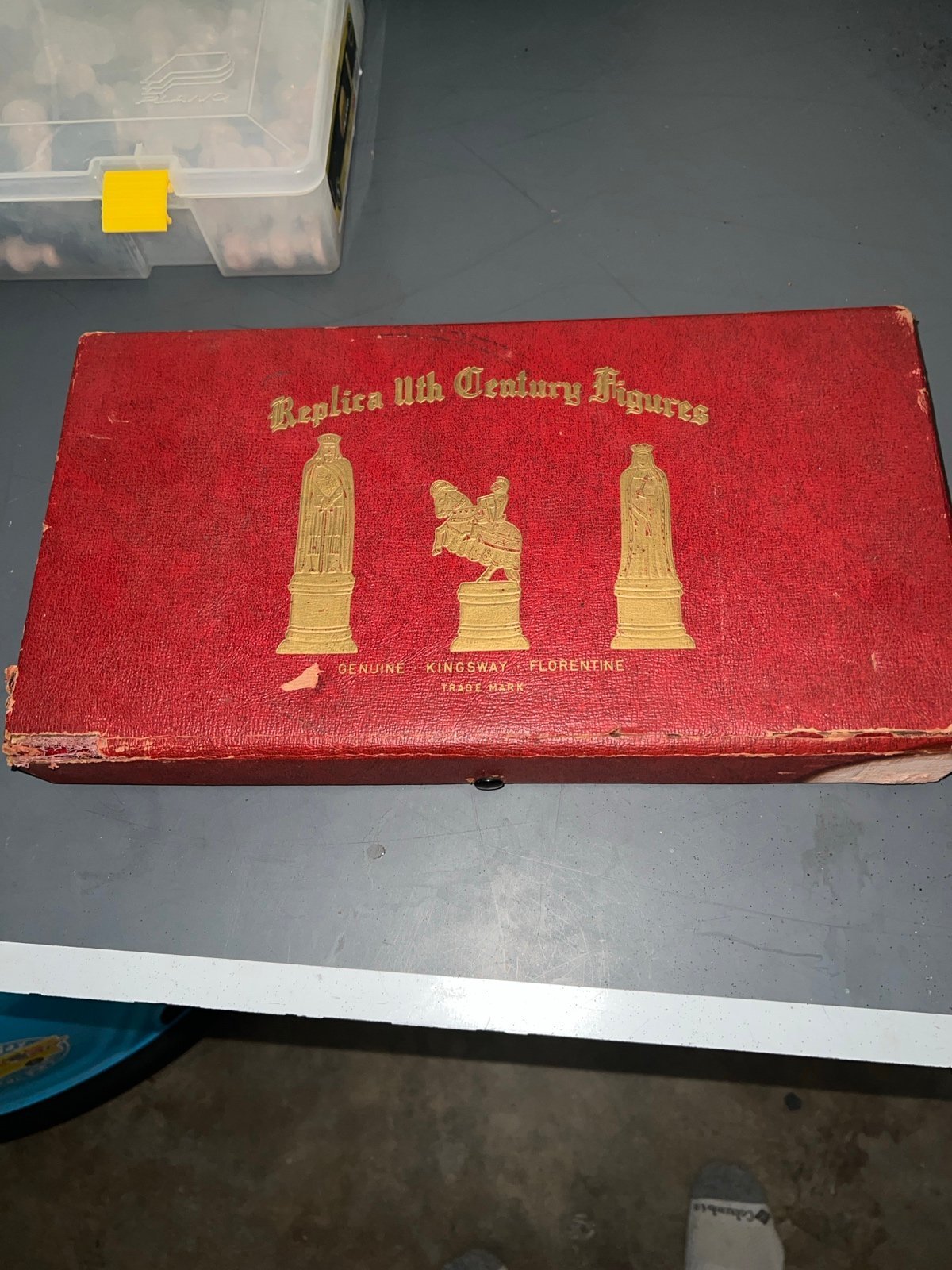 Vintage Genuine KINGSWAY Florentine Chess Set Replica 11th Century