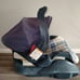 Vintage 2002 Graco Blue/Yellow Plaid Baby Seat Carrier Seat With Base