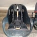 Vintage 2002 Graco Blue/Yellow Plaid Baby Seat Carrier Seat With Base