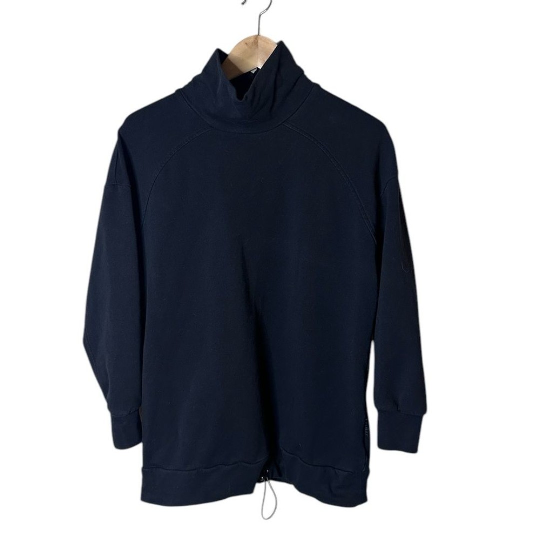 Varley Black Cowl Neck Toggle Bottom Pullover Sweatshirt Size XS