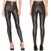 SPANX Faux Leather Leggings Size Medium