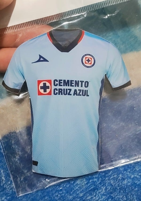Cruz azul  jersey 23-24 iman para refri 4 pulgadas