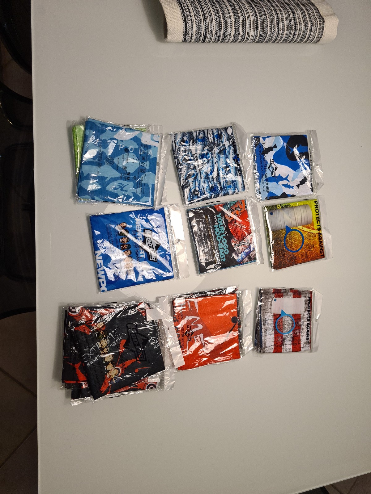 Head and neck tube bandanas
