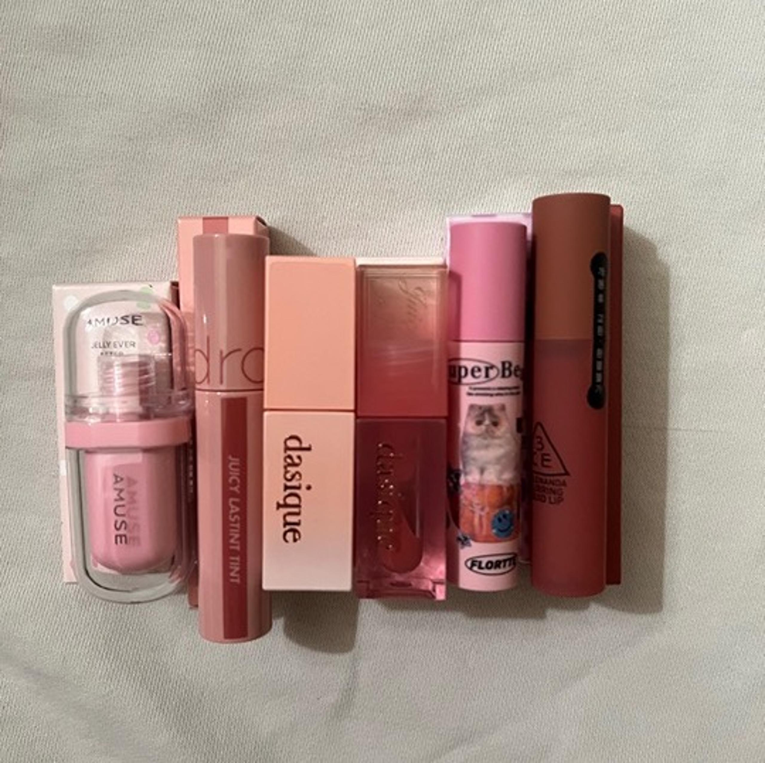 Korean Lip Bundle Romand,Amuse,Dasique