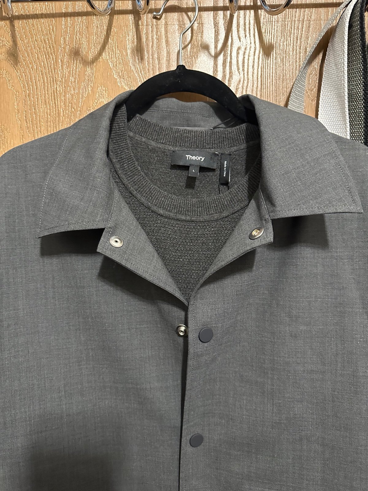 theory coat & sweater