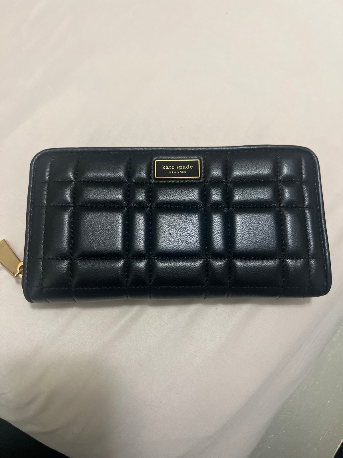 Evelyn Quilted Zip-around Continental Wallet