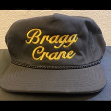 Bragg Crane & Rigging Vintage Hat Cap Snapback Black