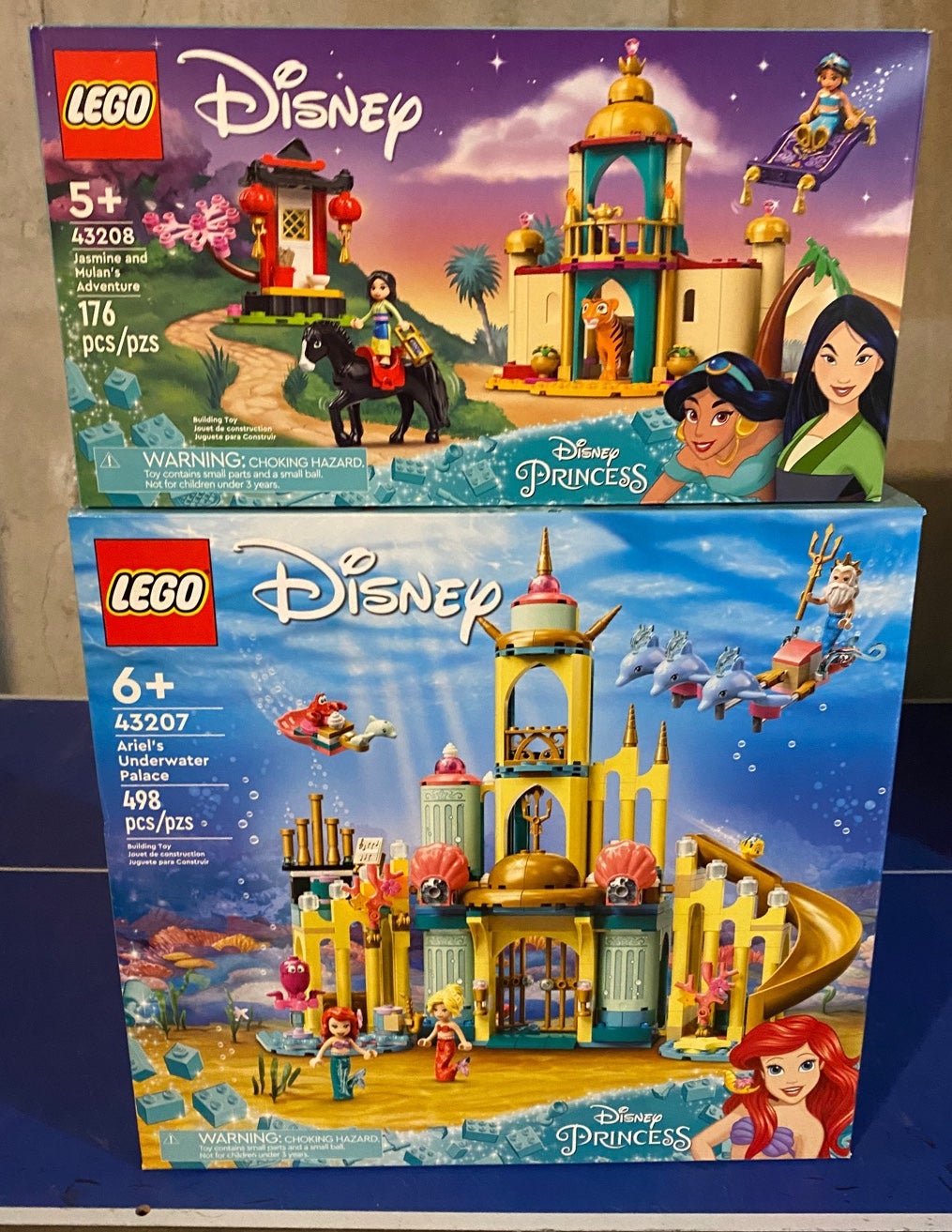 Lego Disney Bundle Ariel’s Palace & Jasmine and Mulan’s Adventure