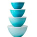 NEW!! Pandex Ombre Nesting Bowl Set w/Lids BLUE *SOLD OUT IN STORES*