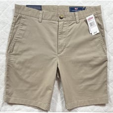Vineyard Vines Shep & Ian Men's Breaker Shorts 32x9 Classic Fit Chino Khaki 491