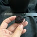 Vintage Warner Black Japanned Red Rhinestone Strawberry Brooch Pin, Joseph Warne