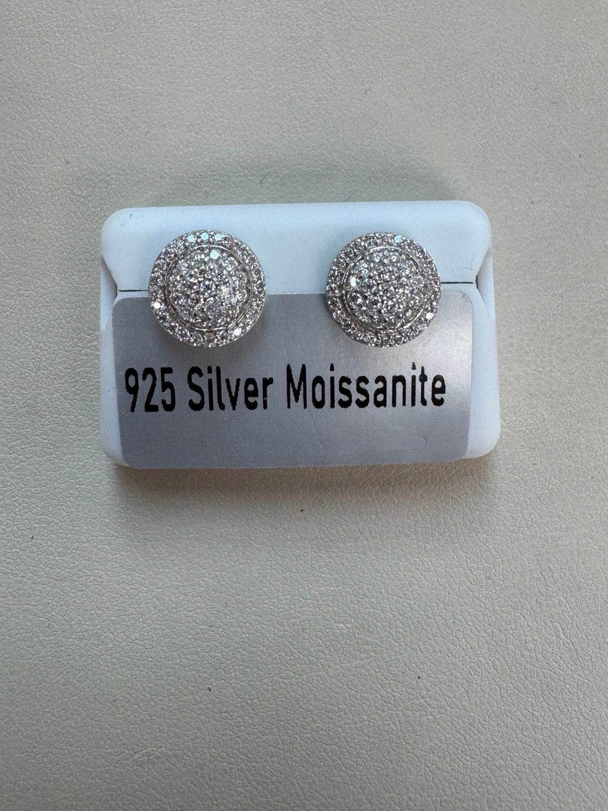 925 Sterling Silver Moissanite Earrings