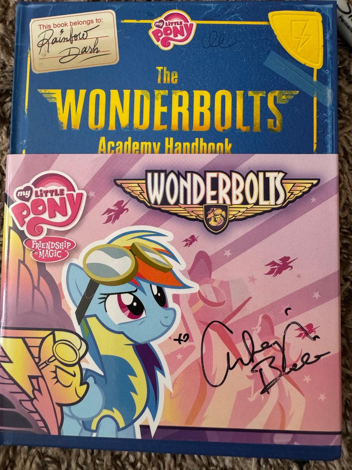 My Little Pony Ashleigh Ball Signed Book
