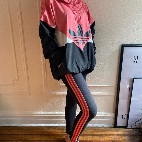 Adidas 2 pieces track match oversize hoodie + leggings