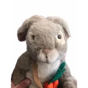 Vtg 1983 Bunny Rabbit Plush Dakin‎ Jointed Stuffed with Tag Uncle Jacques #31