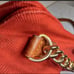 Micheal Kors Red Satchel Bag with crossbody strap