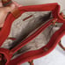 Micheal Kors Red Satchel Bag with crossbody strap