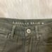American Eagle Outfitters Highest Waist Denim Mom Y2K Shorts olive green 2