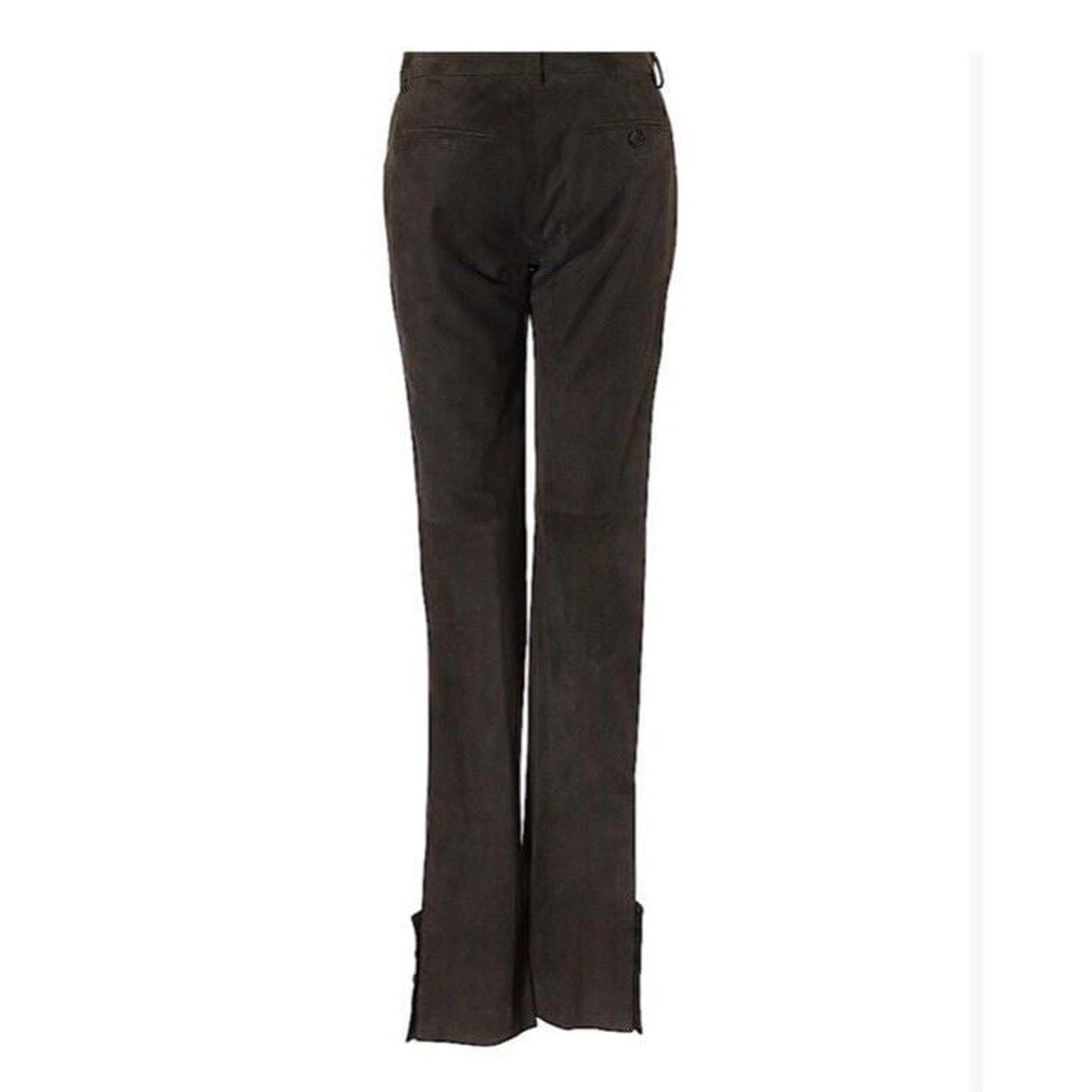 Collection Black Label sz 0 suede leather pants trousers - Ralph Lauren