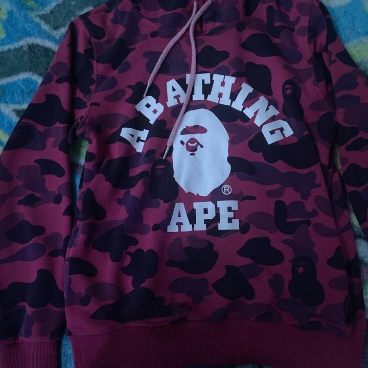 Bape purple hoodies for men