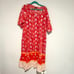 Gudrun Sjoden Pink White Orange Floral Cover Up Dress