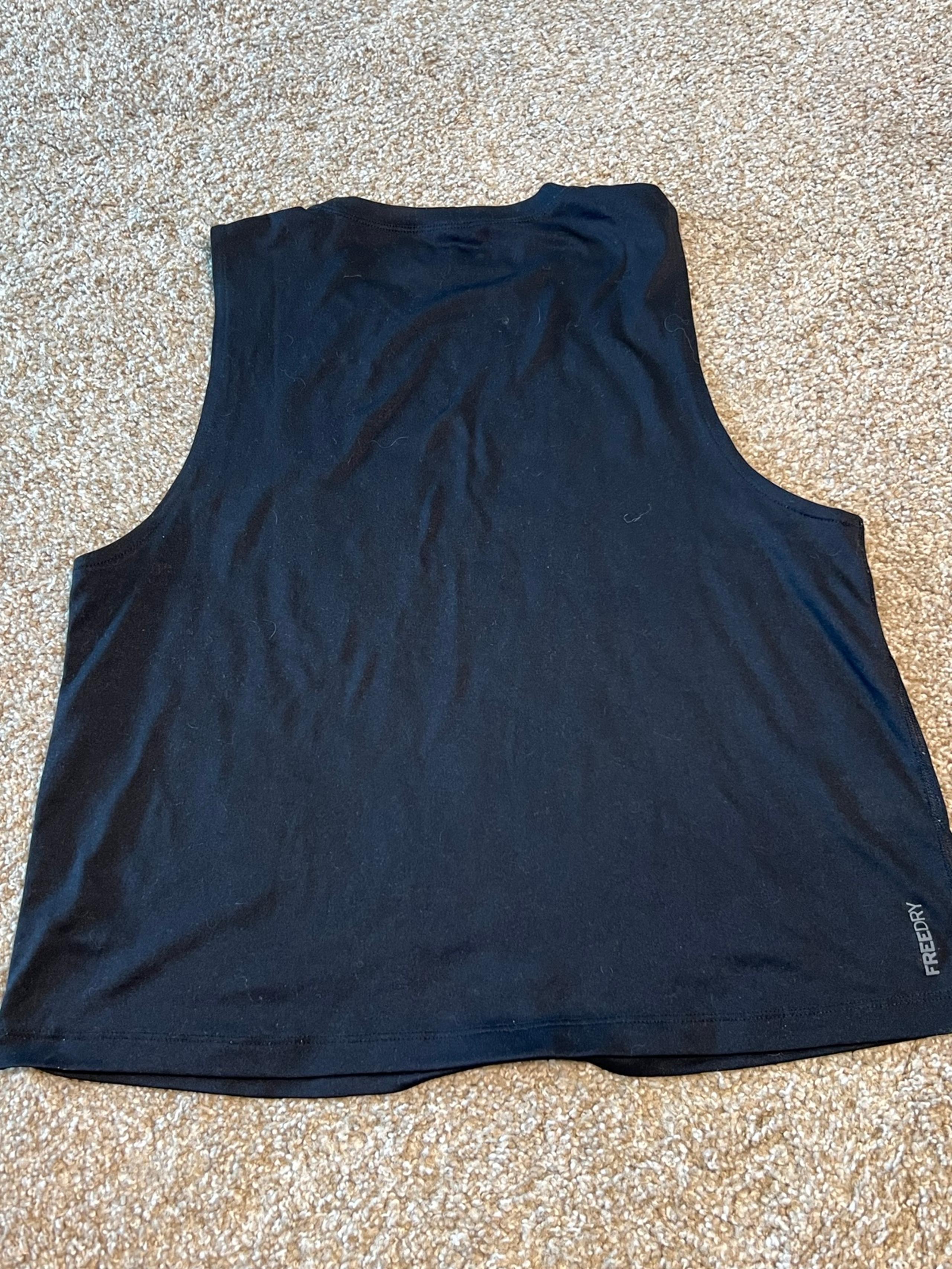 Eddie Bauer Women’s Black FreeDry Athletic Tank Top Small
