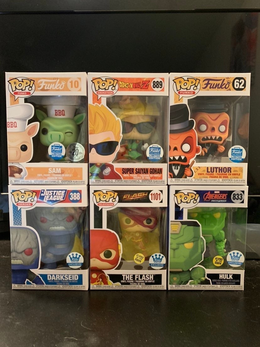 Funko Shop Pop Super Lot(6)