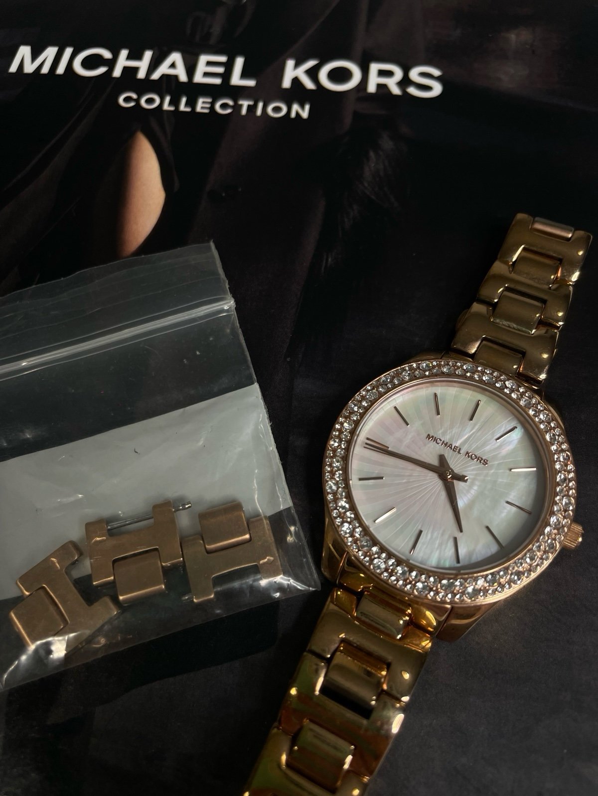 MICHAEL KORS
Liliane Pavé Rose-Gold Tone Watch